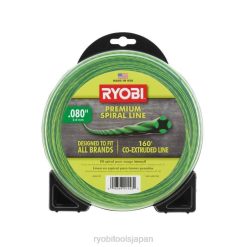 .080 スパイラル トリマー ライン (160 フィート) RYOBI XJJH264 屋外