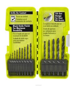 14個黒色酸化ドリルビットセット RYOBI XJJH792 アクセサリー
