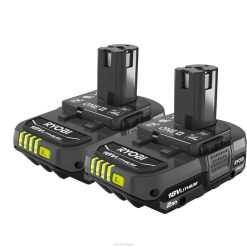 18v 1 + 2ah リチウム バッテリー (2 パック) RYOBI XJJH685 バッテリーと充電器