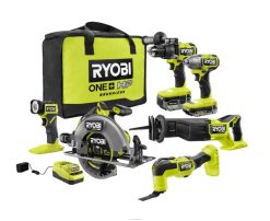 18V ブラシレス 6 ツール コンボ キット RYOBI XJJH871 パワーツール