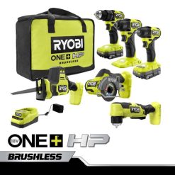 18v one+ hp コンパクト ブラシレス 6 ツール コンボ キット RYOBI XJJH860 パワーツール