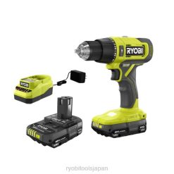 1+ 18V コードレス 1/2 ハンマー ドリル キット RYOBI XJJH22 パワーツール