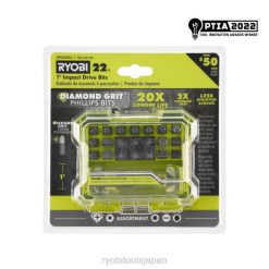 22個ダイヤモンドグリットインパクトドライブビット1個 RYOBI XJJH840 アクセサリー