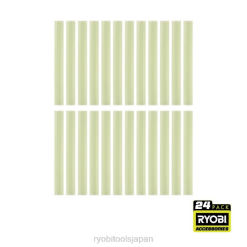 24個フルサイズの暗闇で光るスティックのり RYOBI XJJH745 アクセサリー