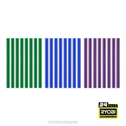 24個ミニクールカラースティックのり RYOBI XJJH746 アクセサリー