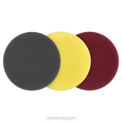 3個5フォームデュアルアクションポリッシャーバラエティパッドセット RYOBI XJJH776 アクセサリー