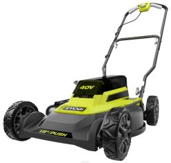 40v 2-in-1 18 プッシュ芝刈り機キット RYOBI XJJH232 屋外