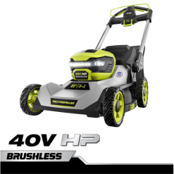 40v hp ブラシレス 21 自走式芝刈り機キット RYOBI XJJH240 屋外