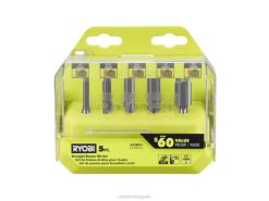 ストレートルータービット5本セット RYOBI XJJH765 アクセサリー